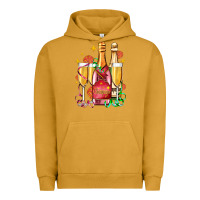Pigment Peanut Butter new year party champagne Urban Hoodie - AdoDesignShop