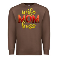 Chestnut wife mom boss Premium Sweatshirt - texasbilliewilder