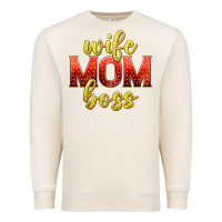 Sandshell wife mom boss Premium Sweatshirt - texasbilliewilder