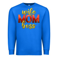 True Royal wife mom boss Premium Sweatshirt - texasbilliewilder