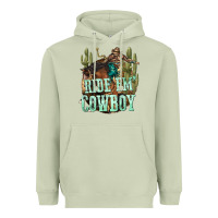 Matcha ride em cowboy Heavyweight Hoodie - texasbilliewilder