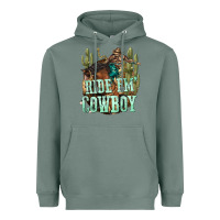 Sage ride em cowboy Heavyweight Hoodie - texasbilliewilder