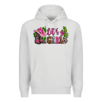 Dove Grey lets go girls with boots and hats Premium Hoodie - AdoDesignShop