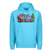 Ocean Blue lets go girls with boots and hats Premium Hoodie - AdoDesignShop