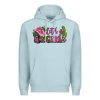 Blue Mist lets go girls with boots and hats Premium Hoodie - AdoDesignShop