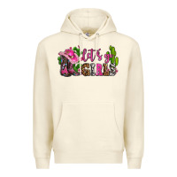Sandshell lets go girls with boots and hats Premium Hoodie - AdoDesignShop