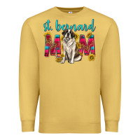 Antique Gold western st bernard mom Premium Sweatshirt - texasbilliewilder