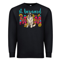 Black western st bernard mom Premium Sweatshirt - texasbilliewilder