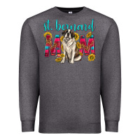 Charcoal Heather western st bernard mom Premium Sweatshirt - texasbilliewilder