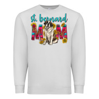 Dove Grey western st bernard mom Premium Sweatshirt - texasbilliewilder