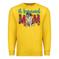 Lemon western st bernard mom Premium Sweatshirt - texasbilliewilder