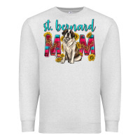 Oatmeal Heather western st bernard mom Premium Sweatshirt - texasbilliewilder
