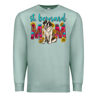 Seafoam western st bernard mom Premium Sweatshirt - texasbilliewilder