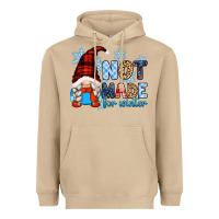 Mushroom not made for winter with gnome Heavyweight Hoodie - Zillion Design Studio