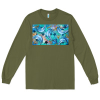 Army Green dolphin  mug Long Sleeve Tee - BarkalooDesign