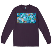 Plum dolphin  mug Long Sleeve Tee - BarkalooDesign