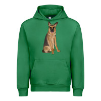 Emerald german shepherd Urban Hoodie - JahusDesignShop