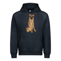 Navy german shepherd Urban Hoodie - JahusDesignShop