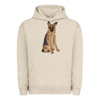 Pigment French Oak german shepherd Urban Hoodie - JahusDesignShop