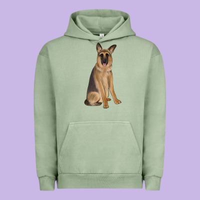 German Shepherd Urban Hoodie Designed By Jahusdesignshop