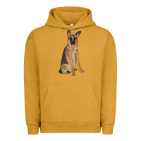 Pigment Peanut Butter german shepherd Urban Hoodie - JahusDesignShop