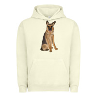 Pigment Pistachio german shepherd Urban Hoodie - JahusDesignShop