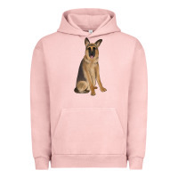 Pigment Salmon german shepherd Urban Hoodie - JahusDesignShop