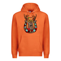 Carrot christmas horseshoe Premium Hoodie - JahusDesignShop