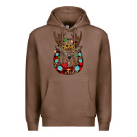 Chestnut christmas horseshoe Premium Hoodie - JahusDesignShop