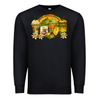 Black frog coffee cups Premium Sweatshirt - Zillion Design Studio