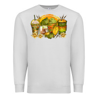 Dove Grey frog coffee cups Premium Sweatshirt - Zillion Design Studio