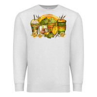 Oatmeal Heather frog coffee cups Premium Sweatshirt - Zillion Design Studio