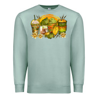 Seafoam frog coffee cups Premium Sweatshirt - Zillion Design Studio