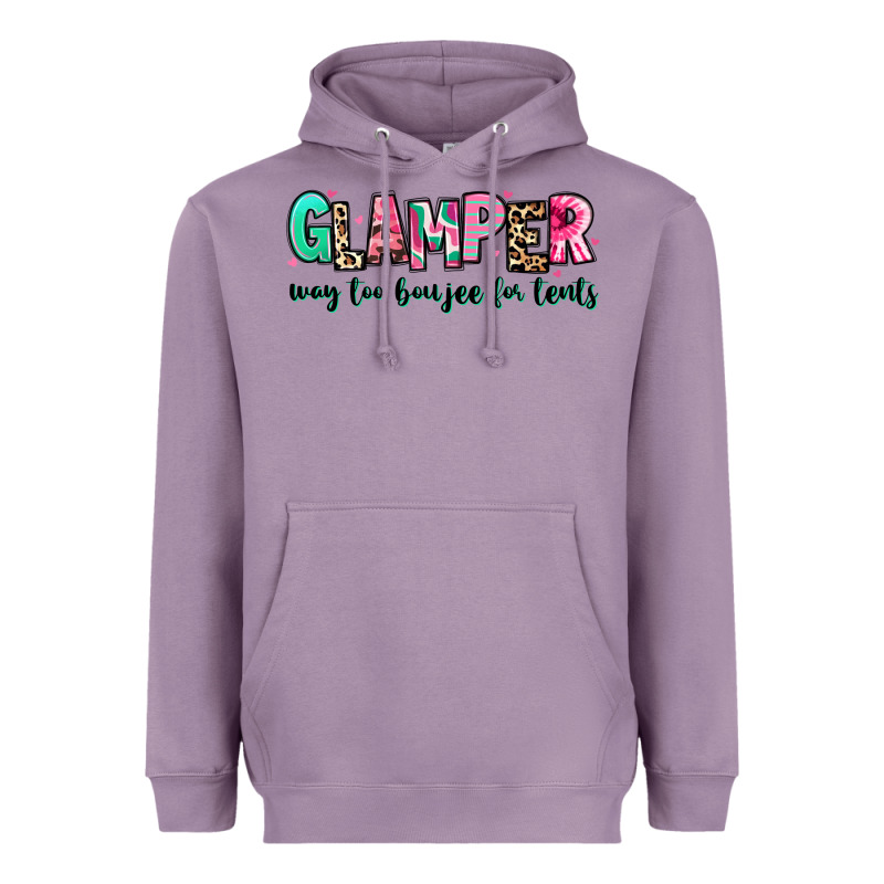 Glamper Way Too Boujee For Tents Heavyweight Hoodie by RanaPortraitStore | Teevron