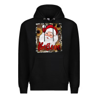 Black believe santa Premium Hoodie - JahusDesignShop
