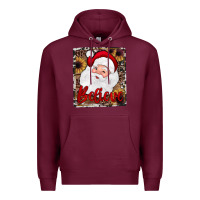 Burgundy believe santa Premium Hoodie - JahusDesignShop
