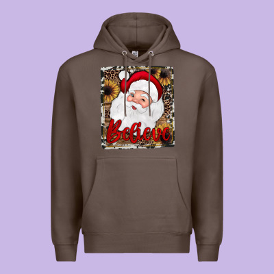 Believe Santa Premium Hoodie Designed By Jahusdesignshop