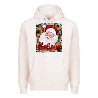 Pale Pink believe santa Premium Hoodie - JahusDesignShop