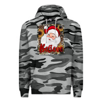 Slate Camo believe santa Premium Hoodie - JahusDesignShop