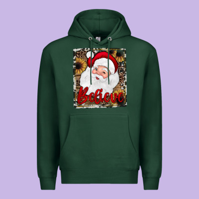 Believe Santa Premium Hoodie Designed By Jahusdesignshop