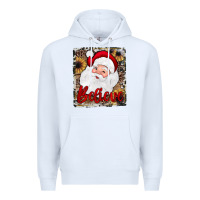 White believe santa Premium Hoodie - JahusDesignShop