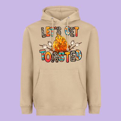 Heavyweight Hoodie let's get toasted