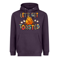 Plum let's get toasted Heavyweight Hoodie - RanaPortraitStore