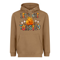 Toasted Coconut let's get toasted Heavyweight Hoodie - RanaPortraitStore