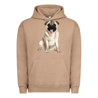 Pigment Burro pug Urban Hoodie - JahusDesignShop