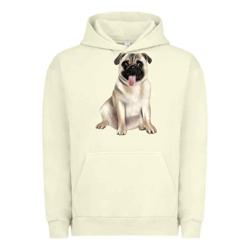 Pug Urban Hoodie by JahusDesignShop | Teevron