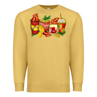 Antique Gold crawfish coffee cups Premium Sweatshirt - Zillion Design Studio