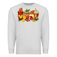 Dove Grey crawfish coffee cups Premium Sweatshirt - Zillion Design Studio