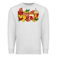 Oatmeal Heather crawfish coffee cups Premium Sweatshirt - Zillion Design Studio