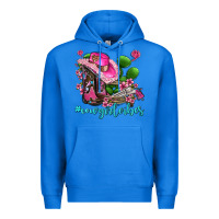 True Royal cowgirl vibes with boots and gun Premium Hoodie - AdoDesignShop